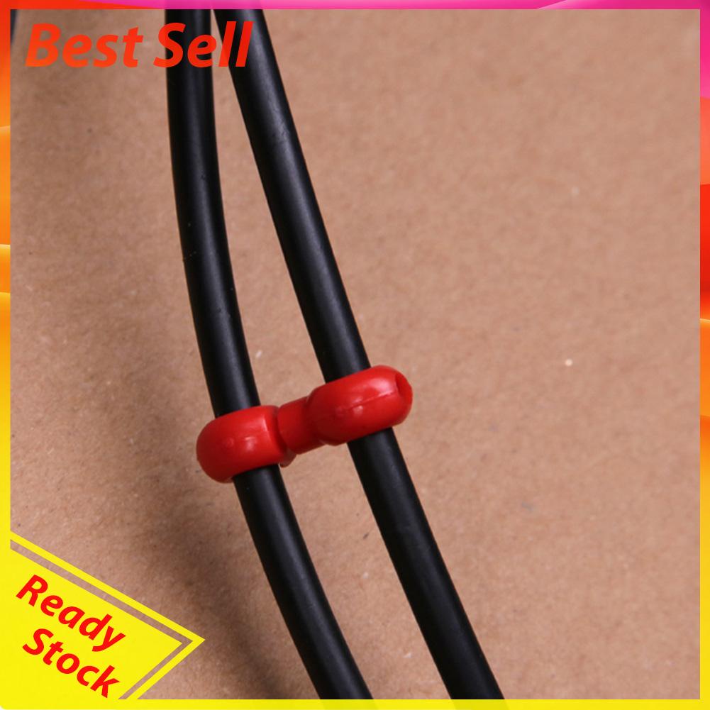 10 Pcs Klip Pengait Kabel Rem Sepeda Bentuk S