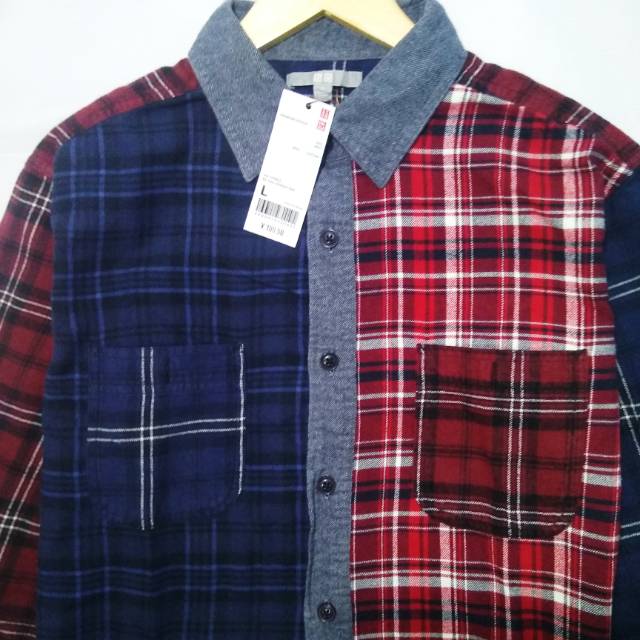 Flannel shirt UNIQLO & jaket praus
