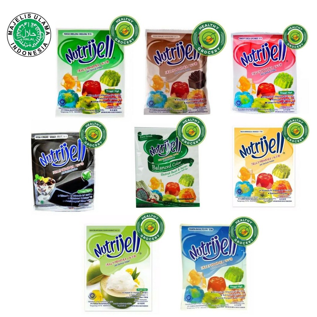 Nutrijell Jelly Powder 15 gr ALL VARIAN Nutrijel