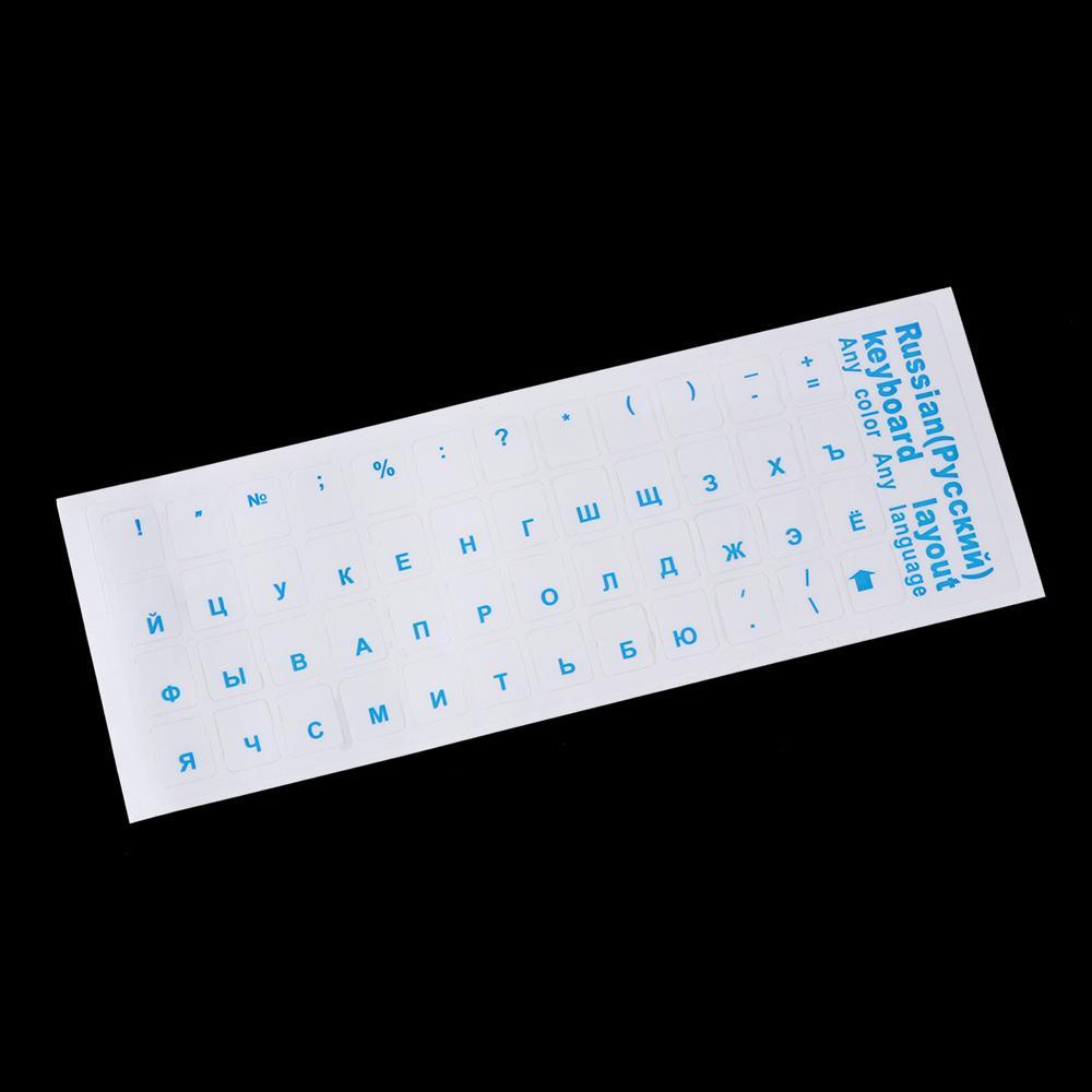 Stiker Keyboard TOP Pelindung Keyboard Multicolor PVC Transparan