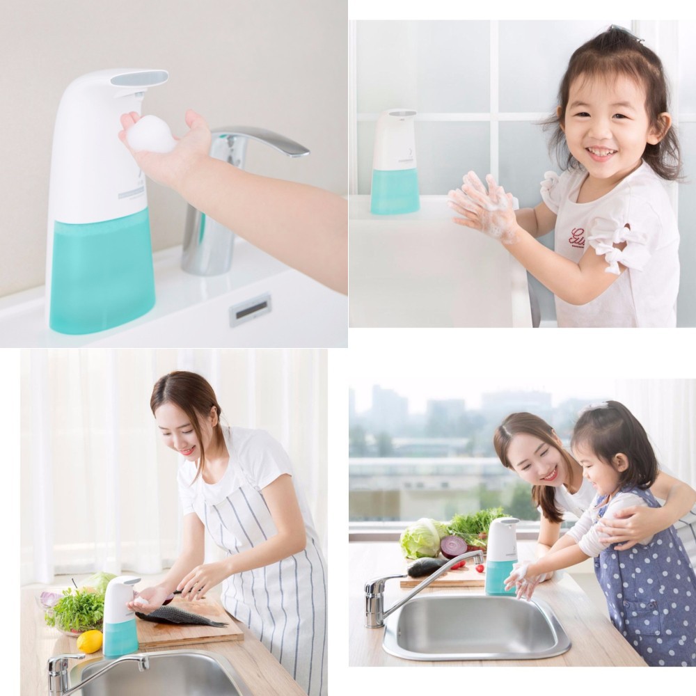 Grab Medan Xiaomi Xioaji Minij Dispenser Sabun Otomatis Automatic Foam Soap Handwash 250ml puti