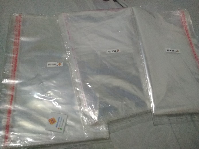Grosir Plastik Opp  25 X 30 Cm / Per Lembar / Seal / Plastik Onlineshop / Plastik Kemasan