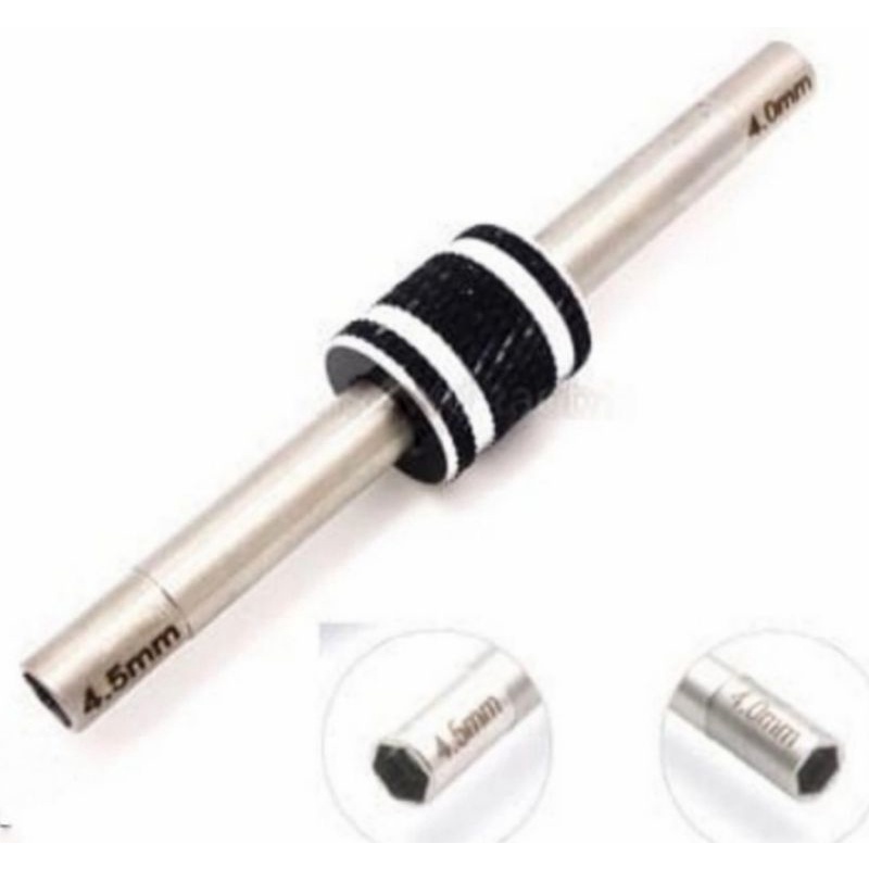 REP TAMIYA 74088 NUT DRIVER JRT/ KUNCI SOK LOCKNUT  4MM &amp; 4.5MM ( JRT TOOL)