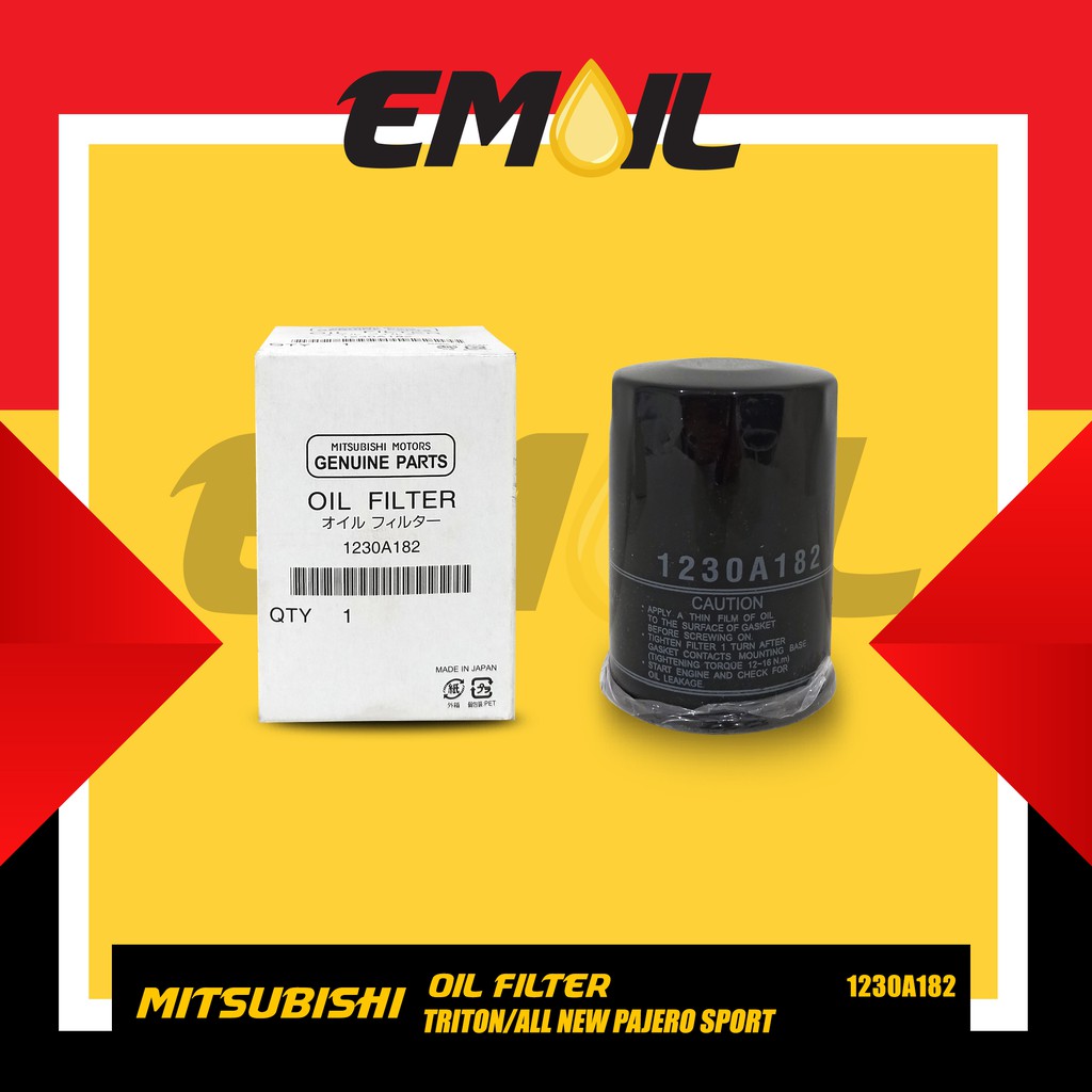 FILTER OLI MITSUBISHI TRITON / ALL NEW PAJERO SPORT KTB 1230A182