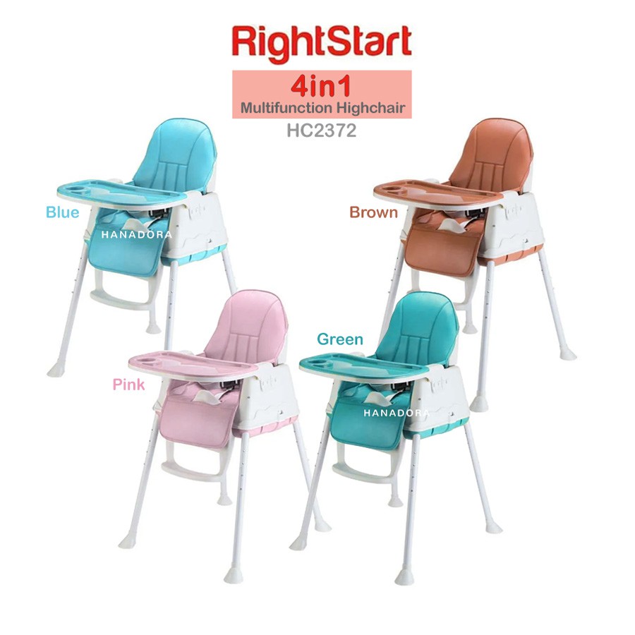 Right Start 4in1 Highchair HC2372 - Kursi Makan Bayi