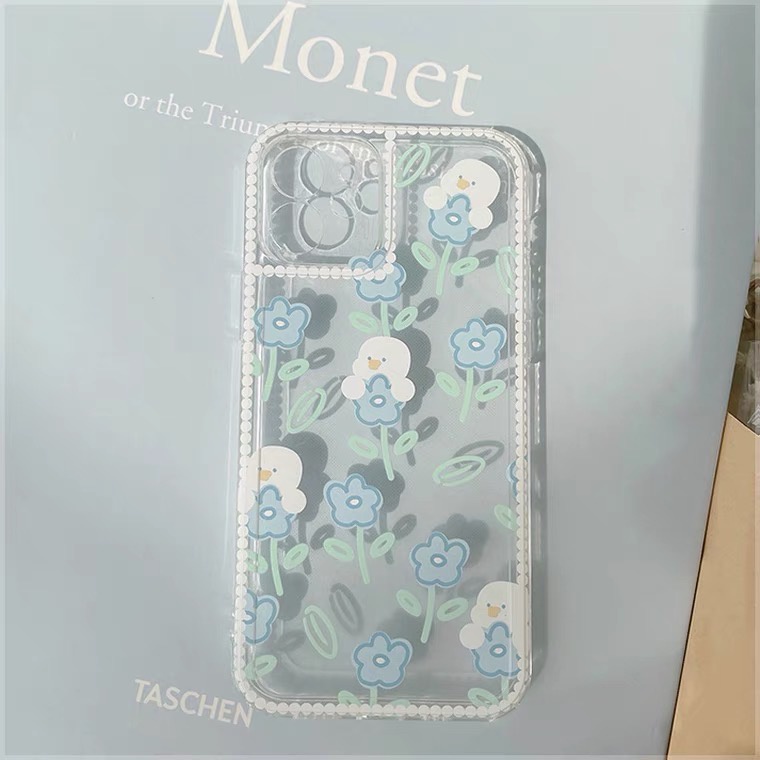 [TPC] SOFT CASE Iphone HP Flower Korean 6 6S 7 8 PLUS X XS MAX XR 11 12 13 MINI PRO PROMAX IP054