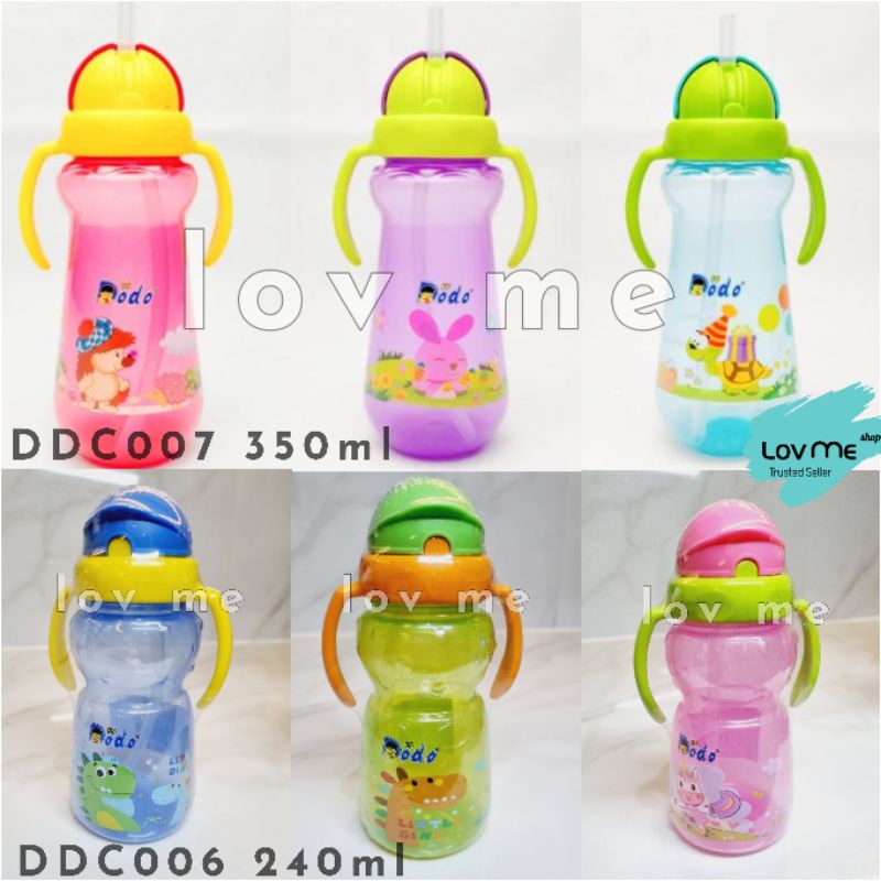 lov me ❤ Dodo Botol Anak Sedotan - Sport Handle Cup DDC007 350ml