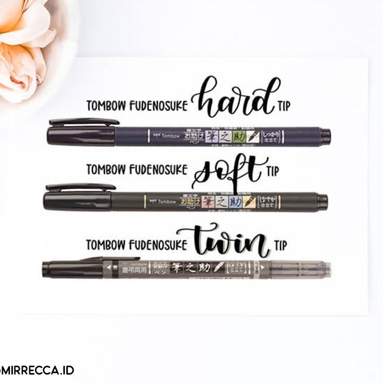 

Banyak Diminati TOMBOW FUDENOSUKE BRUSH PEN SOFT HARD TWIN TIP (kaligrafi calligraphy / writing lettering)