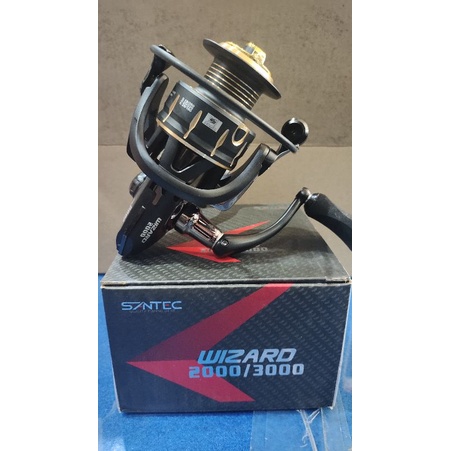 REEL SANTEC WIZARD 3000 GOLD POWER HANDLE