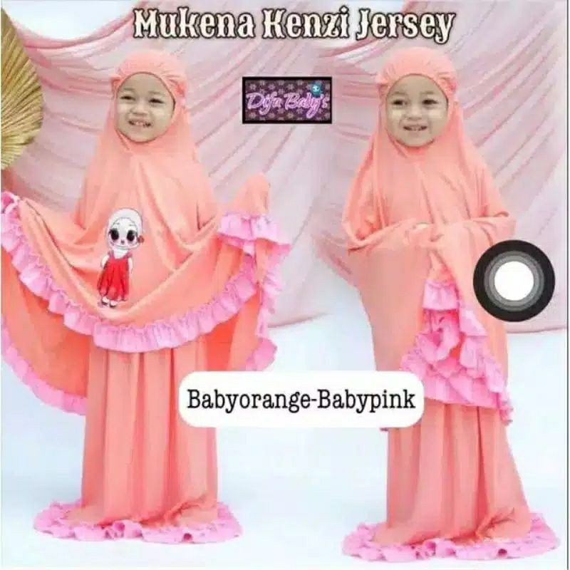 mukena anak / TK / PAUD /ALLSIZE 2-5 THN/ MUKENA LED KARAKTER HIJAB BISA NYALA GAMBARNYA