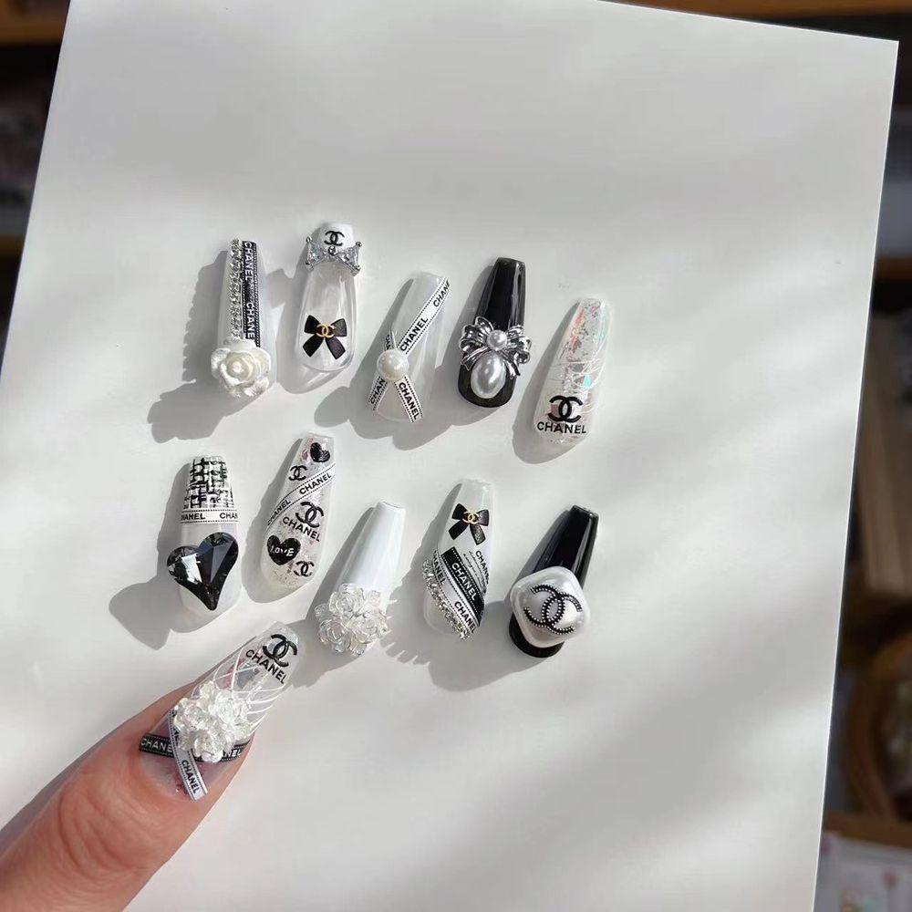 Mxbeauty Stiker Kuku Warna Emas / Silver Untuk Manicure