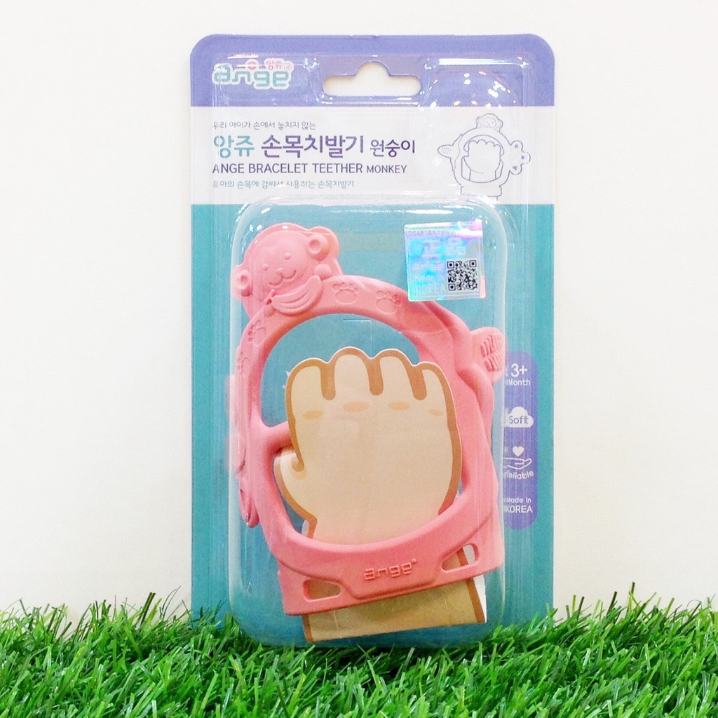 ANGE BRACELET Teether Giraffe / Monkey - Gelang Gigitan Bayi motif Jerapah / Monyet SNI - Tanpa Case