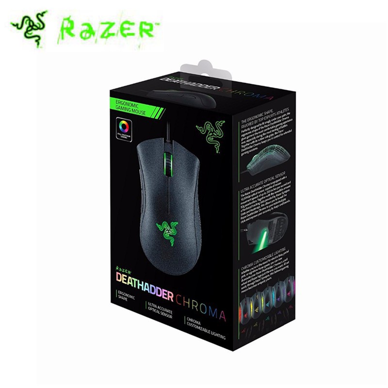 Razer Deathadder Original Mouse Gaming Optical 6400dpi dengan Kabel USB