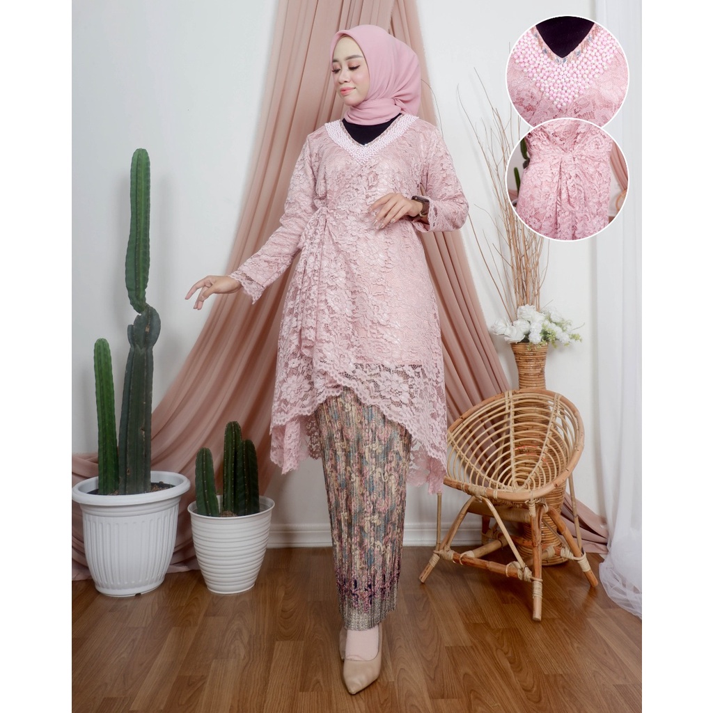 Set Kebaya Kejora / Kebaya Modern / Kebaya Brukat / Kebaya Pesta / Kebaya Wisuda / Kebaya / Kebaya Seragam