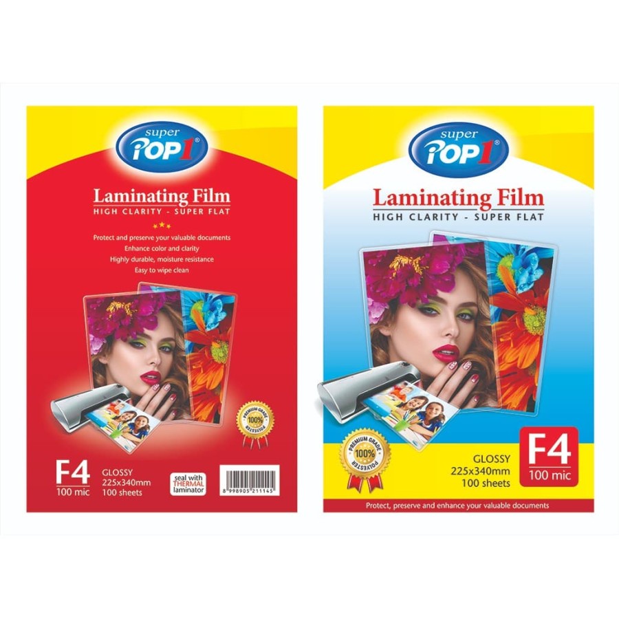 

Laminating Pouch F4 POP 1 100mic