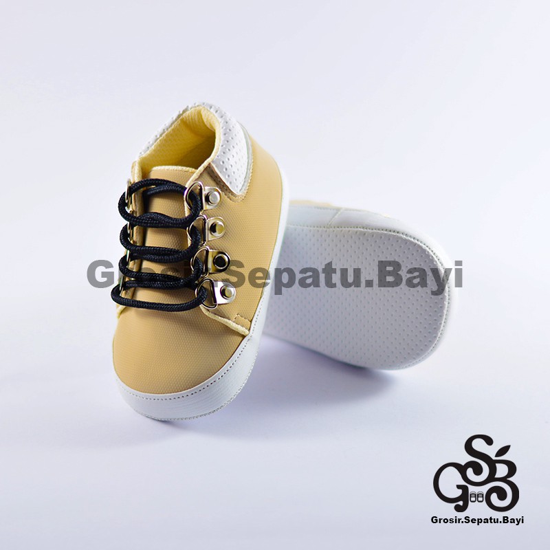 sepatu bayi baby shoes prewalker laki laki perempuan umur 2 sampai 14 bulan model edgy tali kekinian