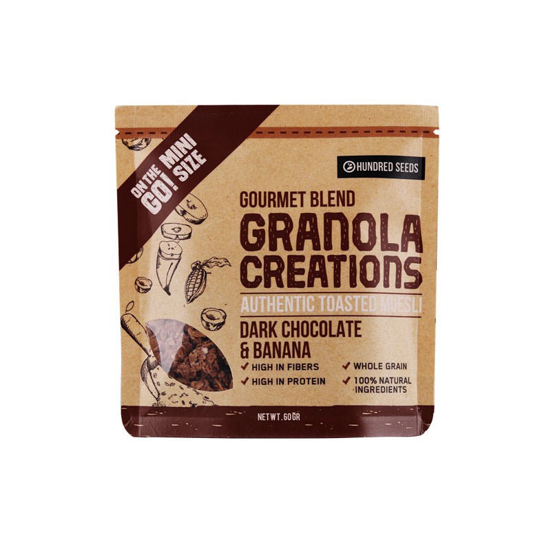 

Granola Creation - Dark Chocolate & Banana Gourmet Mix 60 Gr x2pcs