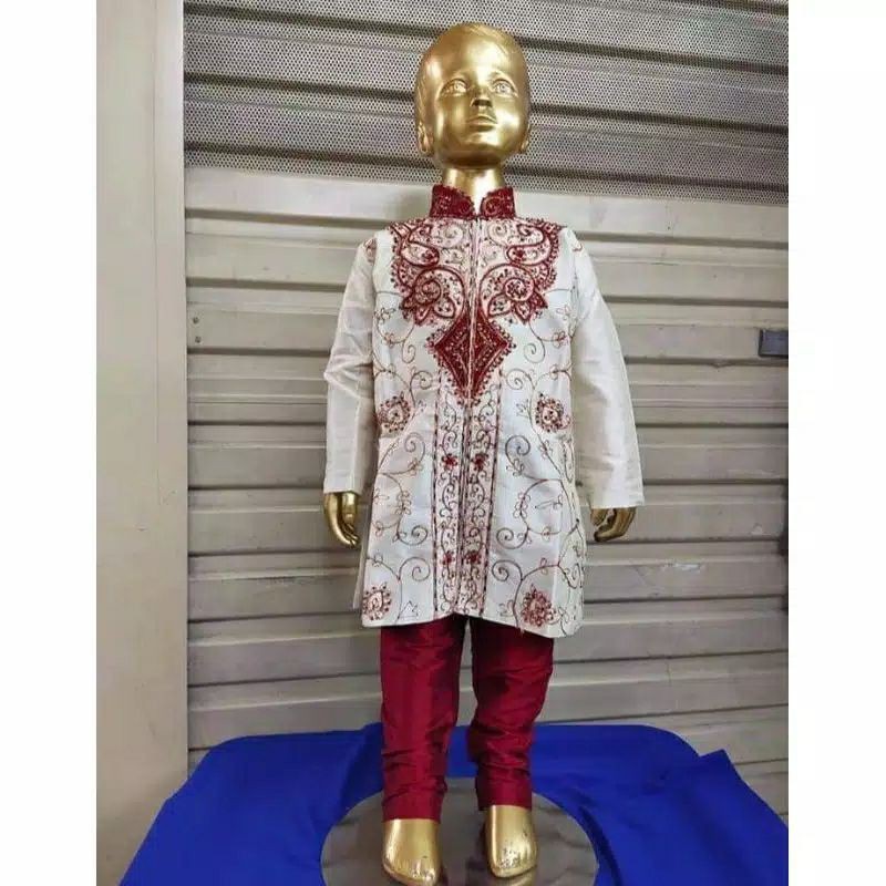 baju india anak cowok / sherwani sharweni kurta pakaian anak cowok