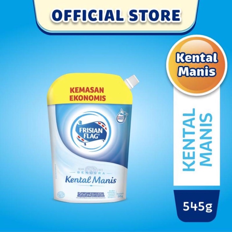 

Frisian Flag Bendera Kental Manis Pouch 545gr