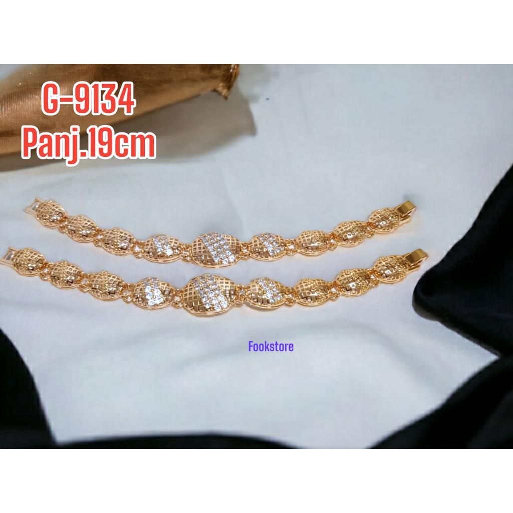 GELANG RANTAI DEWASA PERHIASAN IMPORT ANTI ALERGI/G-9123