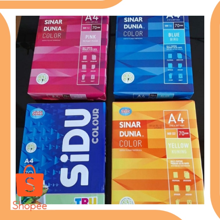 

Kertas HVS Warna Sidu a4 70gr - Biru Muda tools n parts 6Zept21