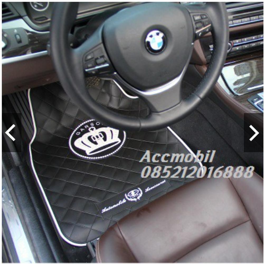 Karpet Alas Kaki Mobil Universal Garson DAD Mahkota Crown Chanel