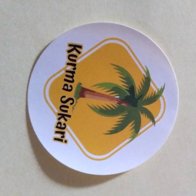 

Stiker Label 6 cm Kromo