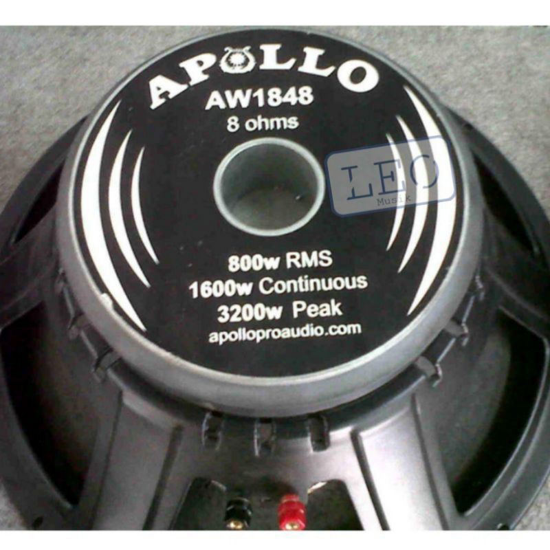 APOLLO COMPONENT SPEAKER AW1848 SUBWOOFER 18 INCH