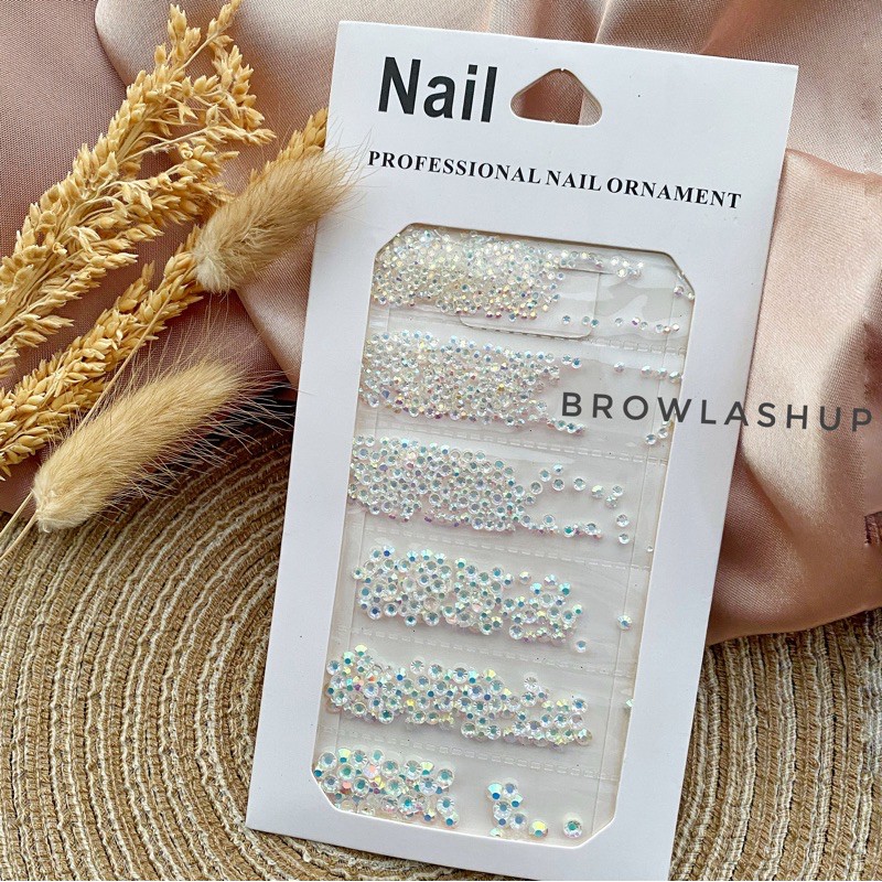 CRYSTAL swarovski semua ukuran isi 144 uk. Rhinestone nailart manik Produk Good Quality