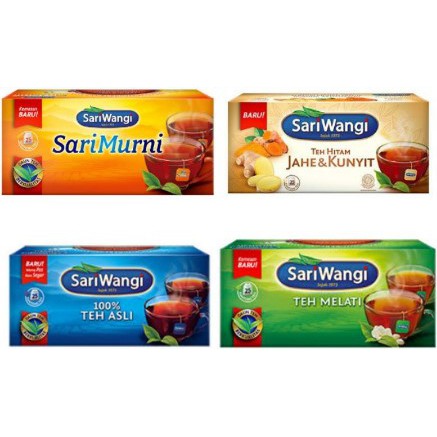 

Teh SariWangi isi 25 pcs Teh Melati, Sari Murni
