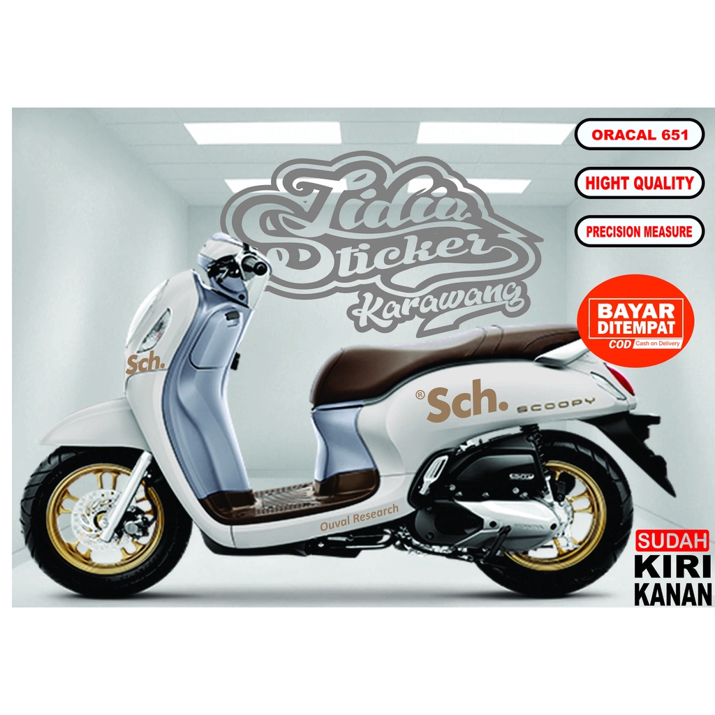STIKER SCOOPY SCH BAHAN ORACAL