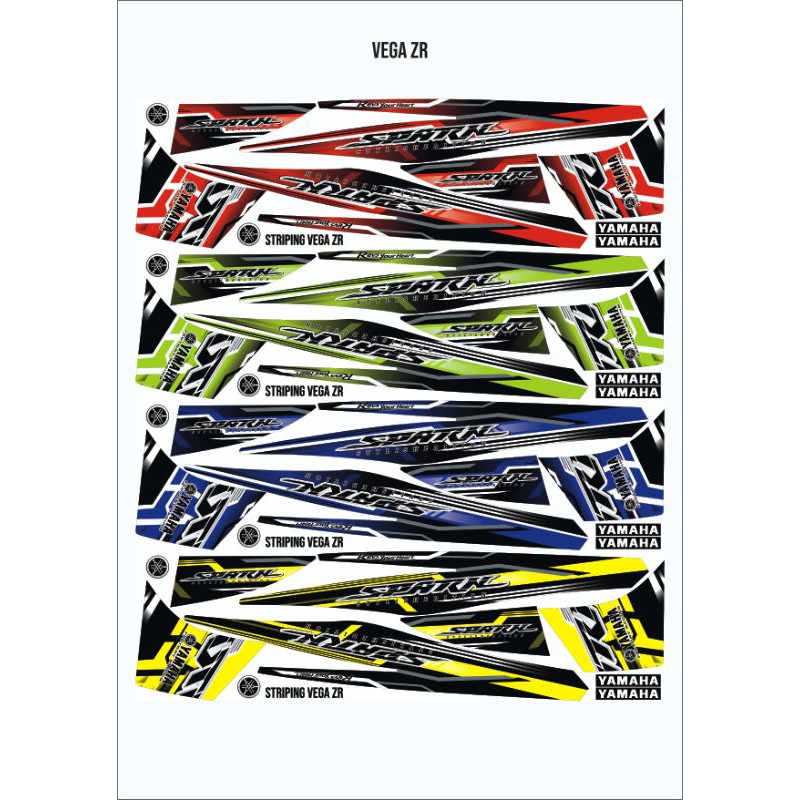 STRIPING LIS BODY MOTOR YAMAHA VEGA ZR