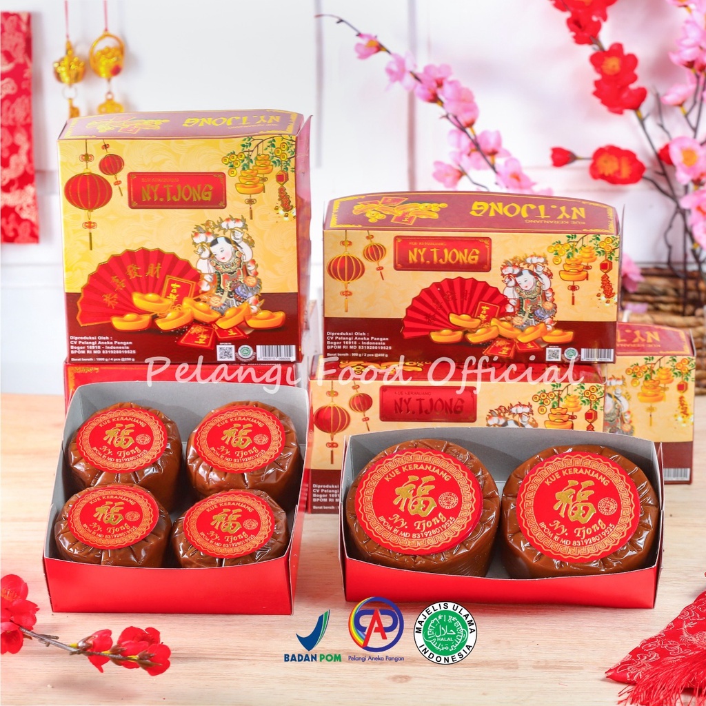 

Kue Keranjang Ny.Tjong / Nian Gao Ny.Tjong / Dodol Imlek PREMIUM HOMEMADE HAMPERS