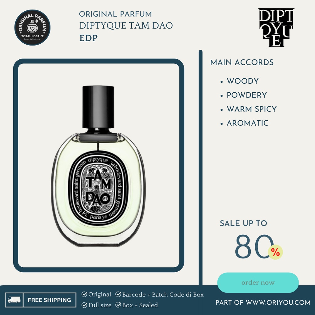 Parfum Diptyque Tam Dao 75ml