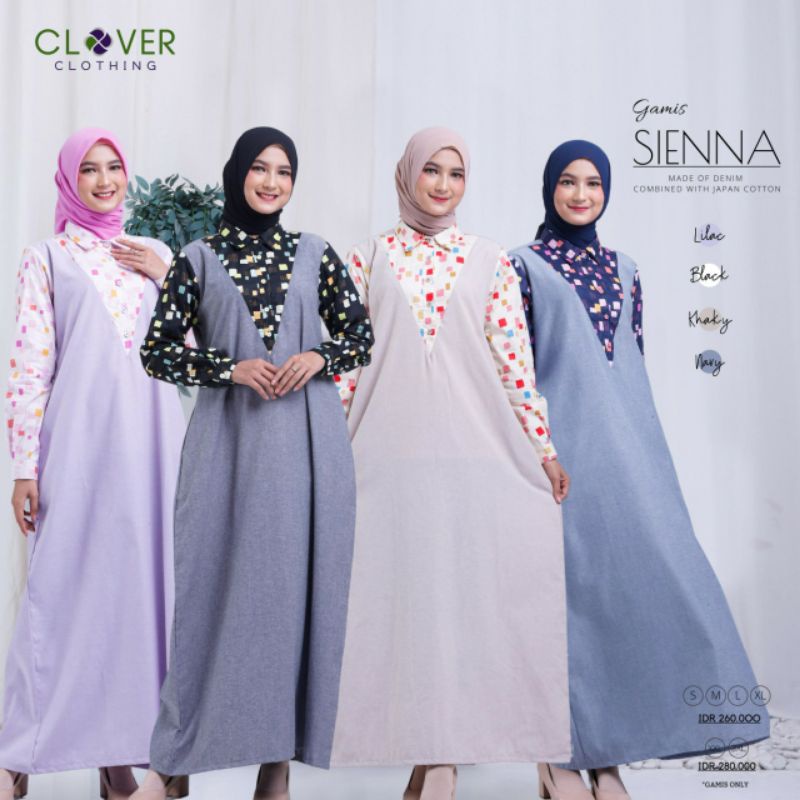 Gamis Rompi Busui - Dress Jumbo Busui - Gamis Busui Jumbo - GAMIS SIENNA By Clover Clothing Original