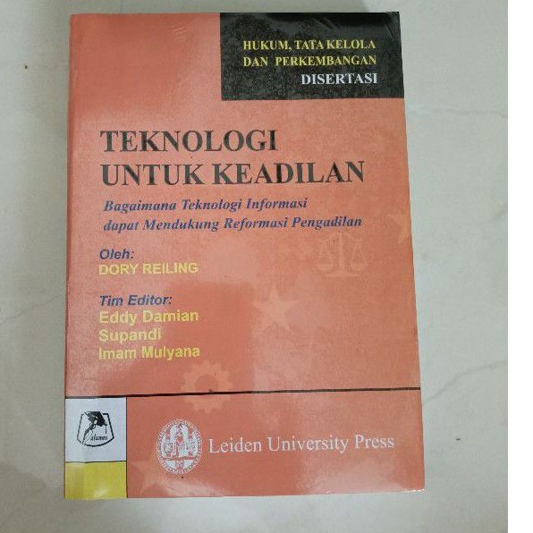 Buku Teknologi Untuk Keadilan