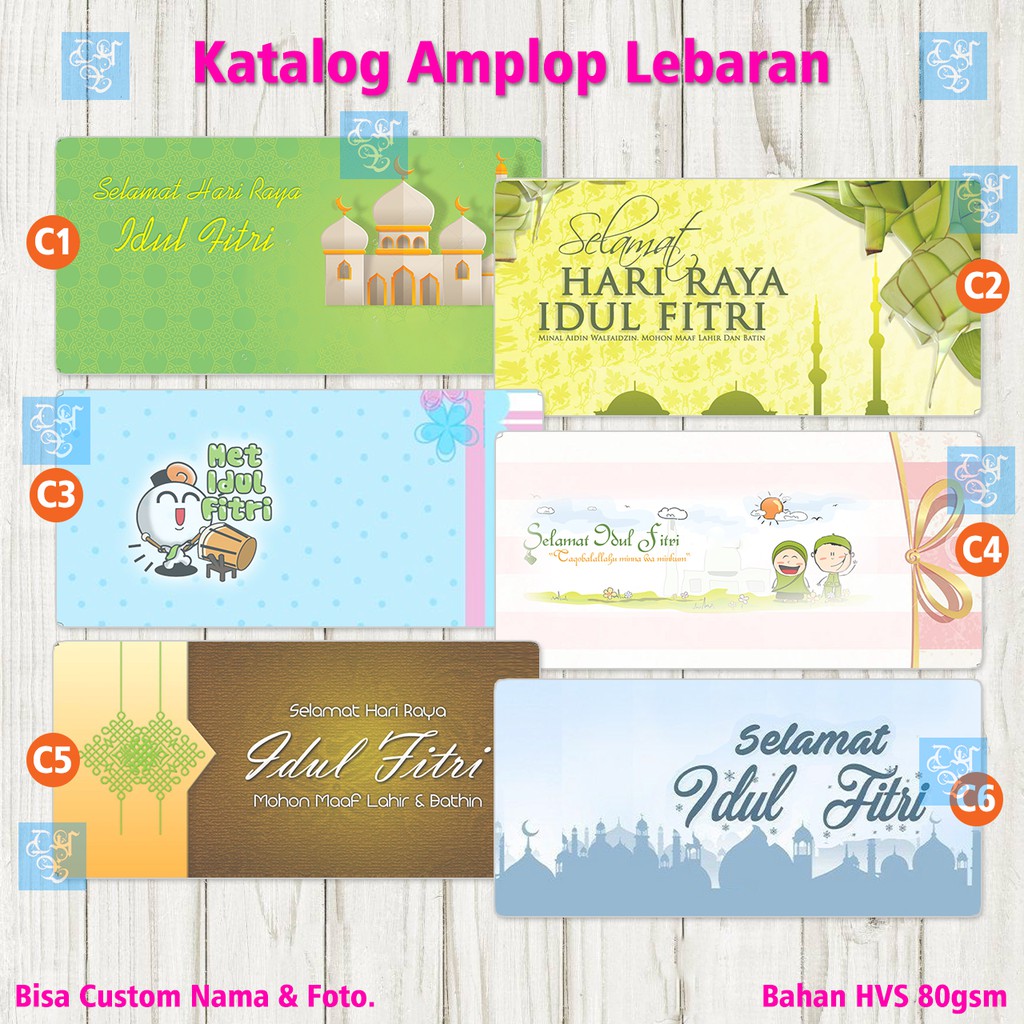 Amplop Idul Fitri Lucu Motif Karakter Isi 10 Shopee Indonesia