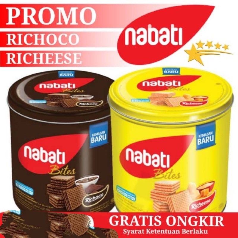 

nabati wafer kaleng 320 gram