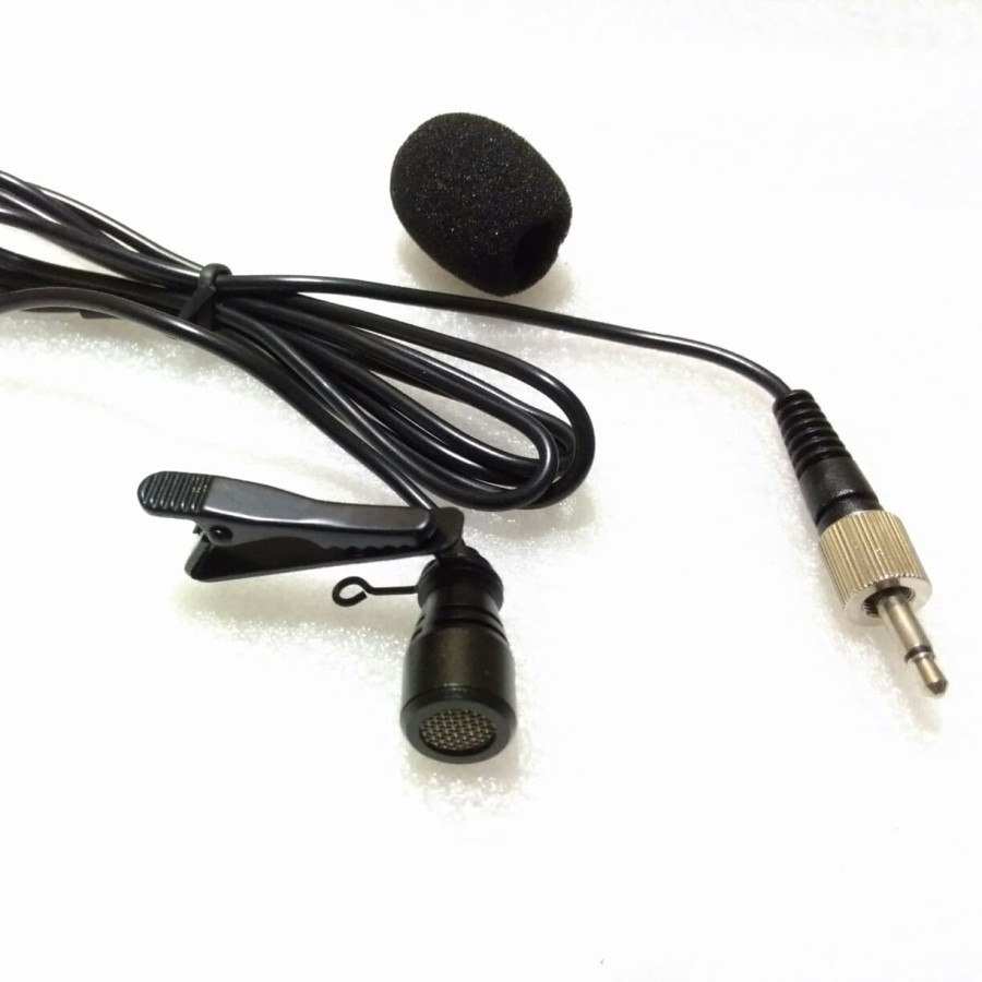 MIC KLIP ON BESI JACK 3,5 CM DRAT DALAM MICROPHONE JEPIT