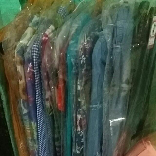 Cover Baju Anak 45x68 Anti Debu Mika Plastik Transparan Pelindung Pakaian Gantung Nafisa Display