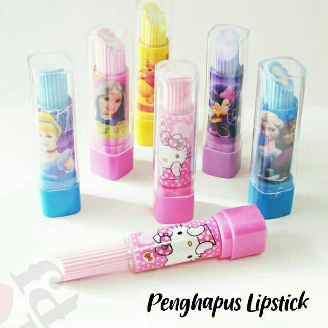 

Penghapus lipstik karakter anak (Bisa jadi souvenir ) penghapus lipstik anak penghapus lucu dan unik