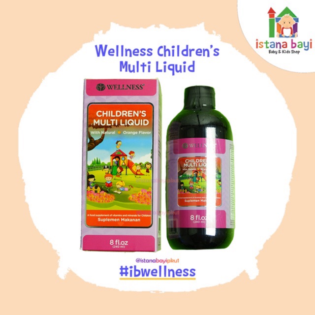 Wellness Childrens Multi Liquid - Multivitamin Anak