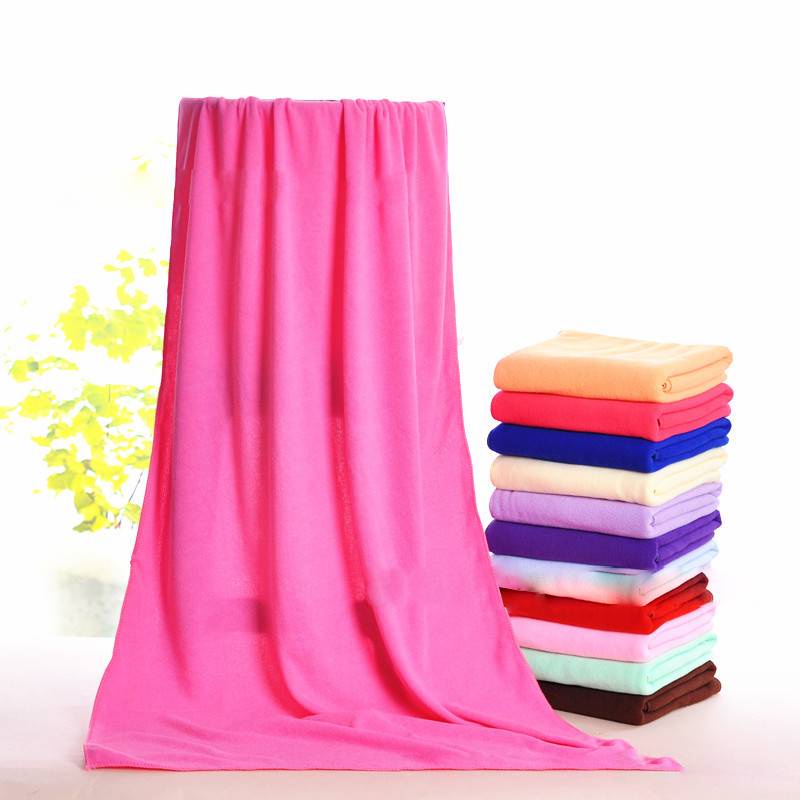Handuk Polos Dewasa Tebal Microfiber Ukuran 70x140 Cm