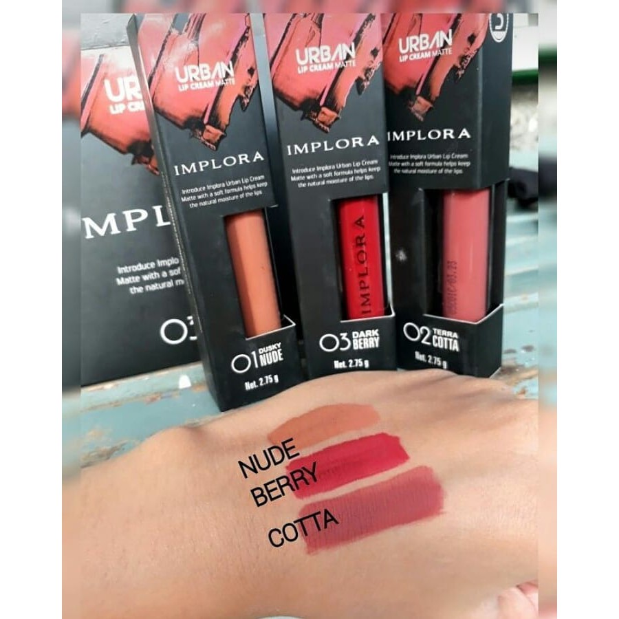 IMPLORA URBAN LIP CREAM MATTE