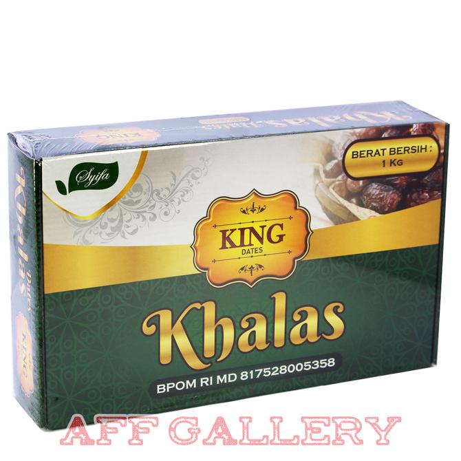 

ORI KURMA DATES KING KHALAS 1KG | KURMA KING KHALAS AL MADINAH 1KG