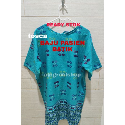 BAJU PASIEN BAJU ORANG SAKIT KATUN BATIK MURAH BAHAN HALUS BAJU SPA