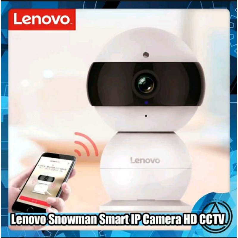 Kamera CCTV Lenovo Snowman Smart IP Camera High Definition - 360 Degree Alt for Xiaomi Dafang Mijia