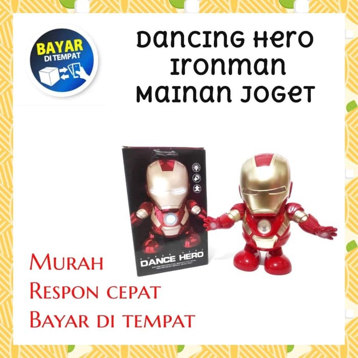 Mainan Iron Man Joget Smart Dance | Robot Iron Man | Robot Joget
