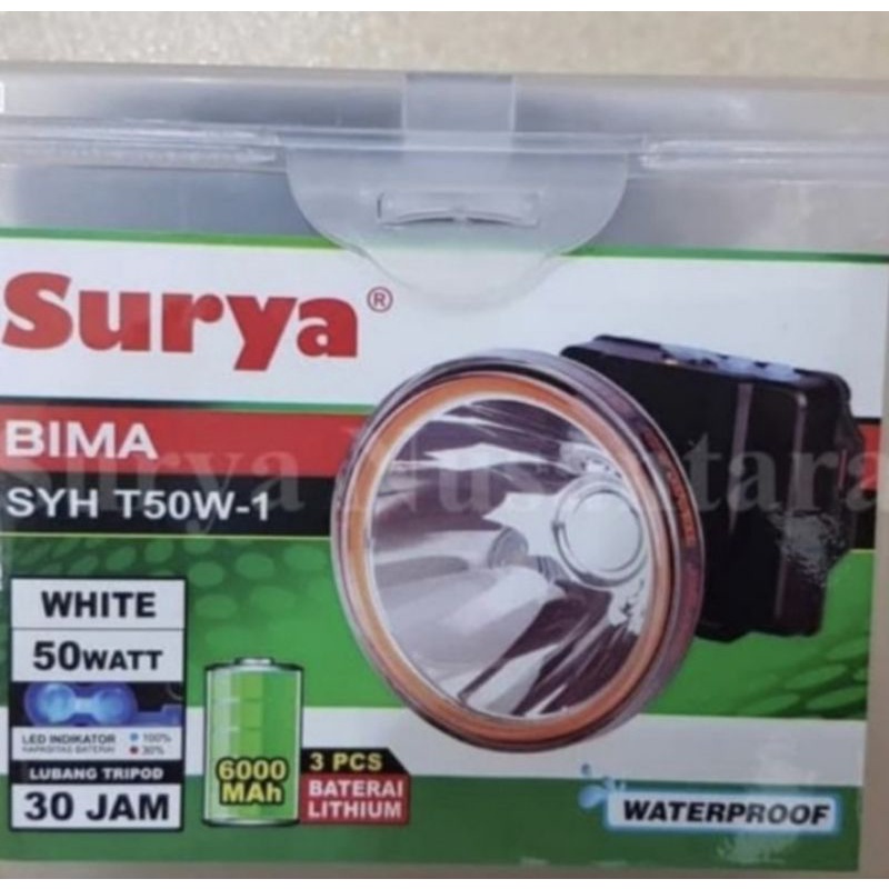 Senter kepala Surya Bima 50 Watt