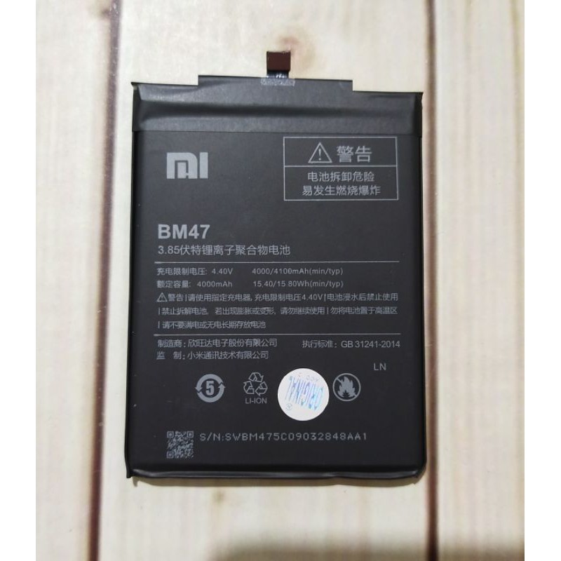 Xiaomi Batrai BM47 Ori 100%